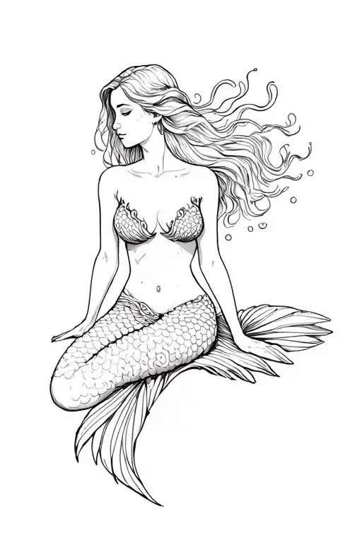 Mermaid Sitting