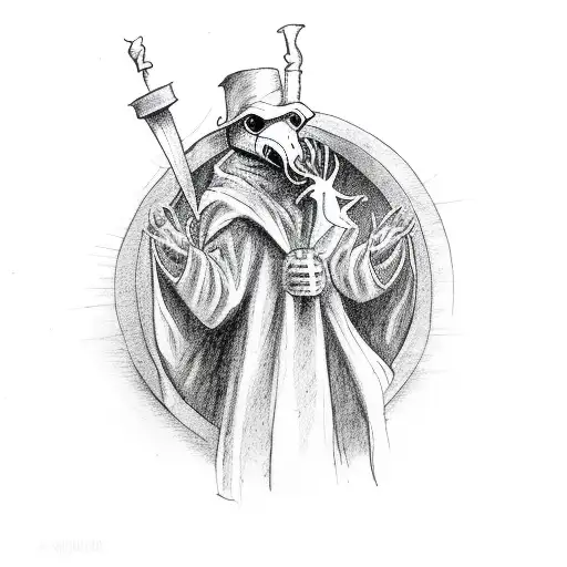 Plague Doctor As Evil Puppeteer
