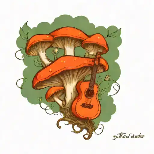 Guitar Forest Mushroom