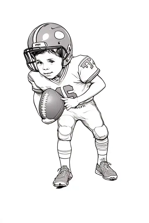 Kid With Love For Football