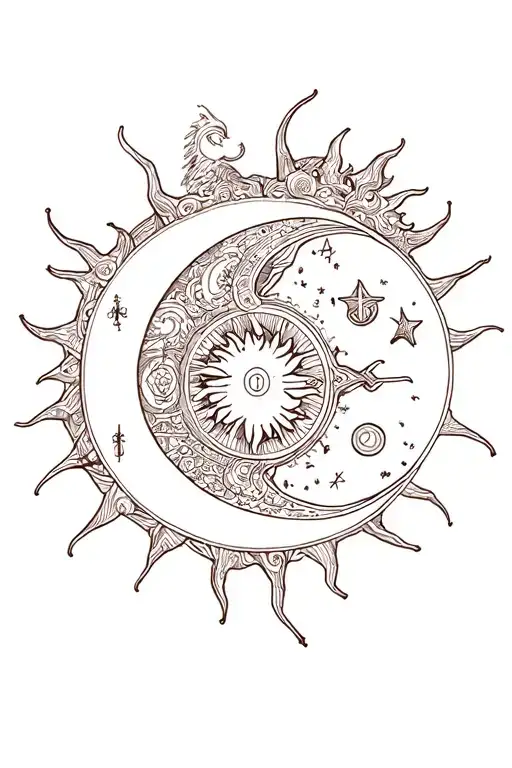 Chariot Sun And Moon