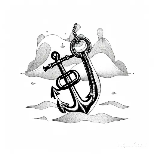 Whale And A Anchor