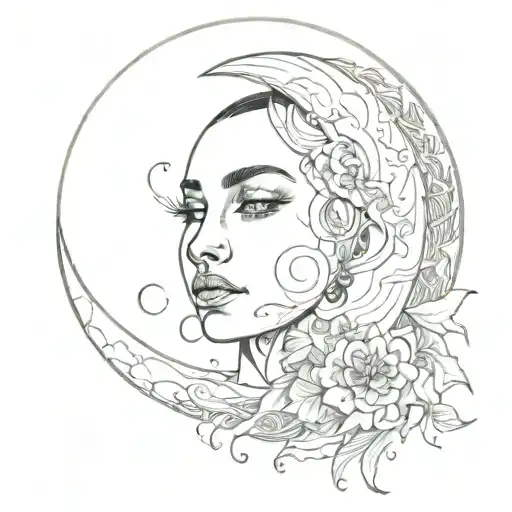 Moon With Face