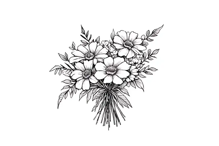 Birth Flower Bouquet