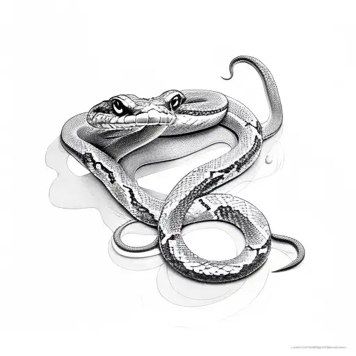 Snake Resembling Python