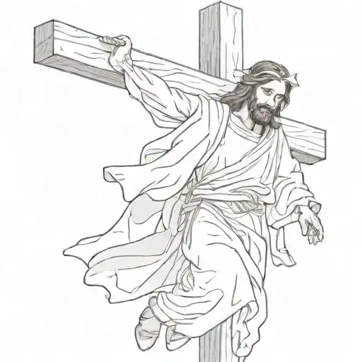 Jesus Carrying The Cross