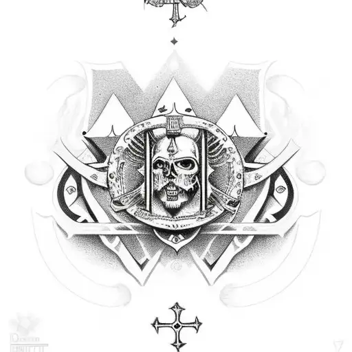 Ace Of Spades With Budlight Cans With The Names Dorthy And Pedro With Rosary And Crosses