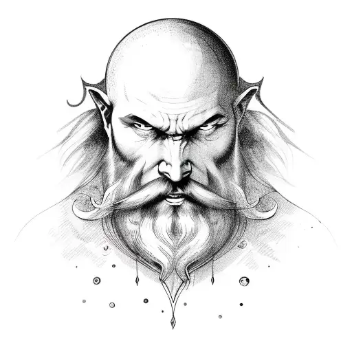 Mimir Head From Nordic Myths