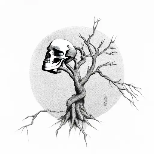 Tree And Skull