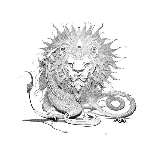 Dragon And Lion