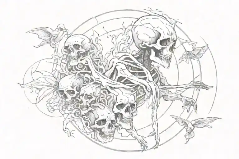 Death Life Cycle Injuries Growth Dark Side Life And Loneliness