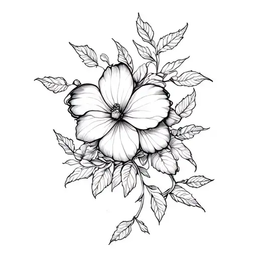 Butterfly Gardenia Vine Wrapping