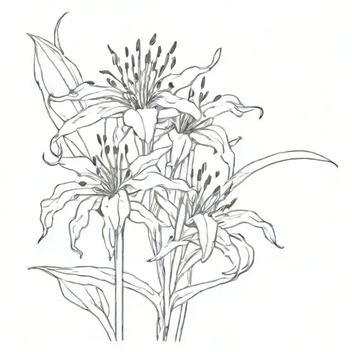 Bushy Plant Spider Lily