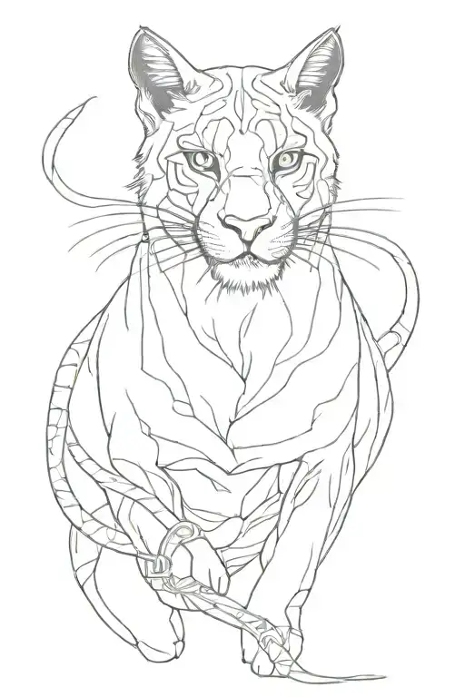 Puma With Evil Attitude