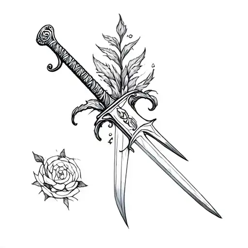 Long Sword With A Grower On The Grif