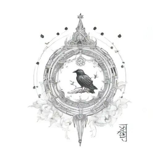 Crow With Shani Dev Mantra