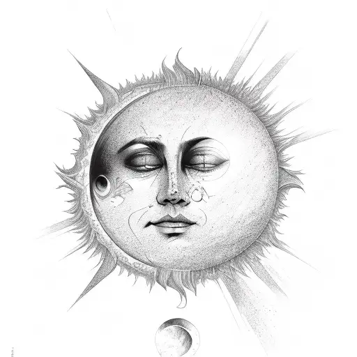 Moon Within Sun