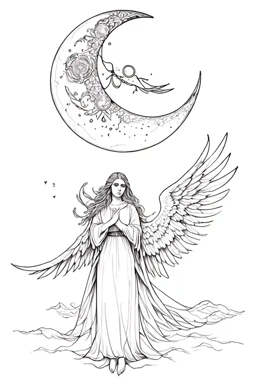 New Moon Angel Number And Waning Crescent Moon