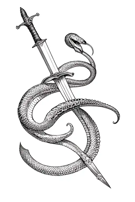 Snake And Sword