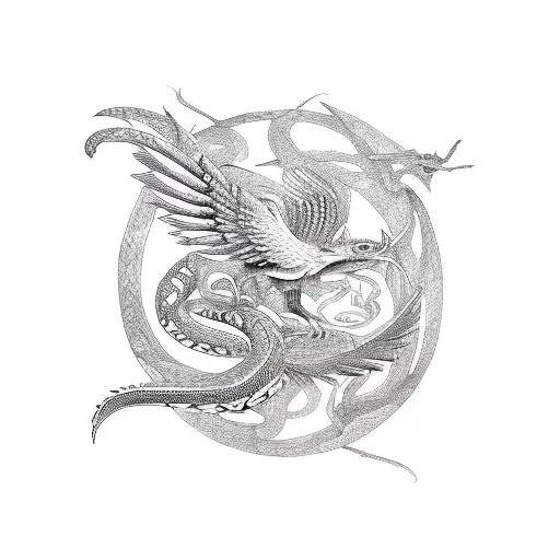 Phoenix Et Serpent