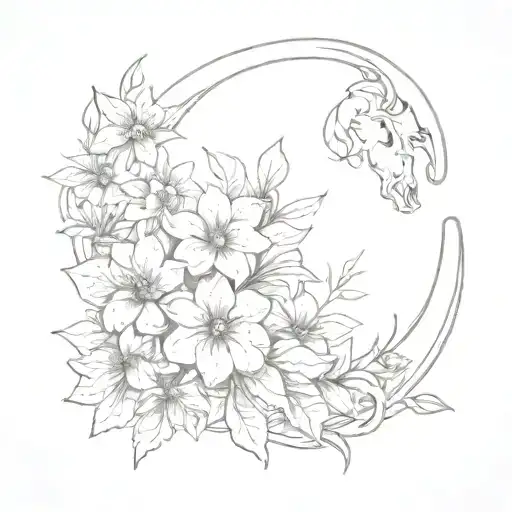 Horse Shoe Half Flowers Growing