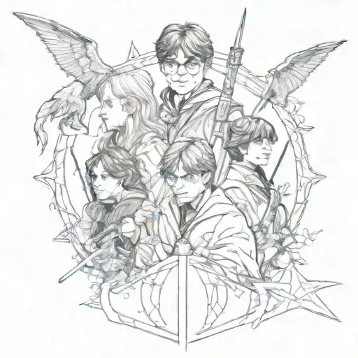 Harry Potter With Lord Of The Rings And Star Wars