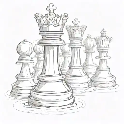 Chess Pawn Turns To King