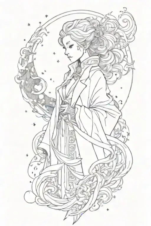 Heaven Opening Her Coat To Reveal Hidden Galaxies