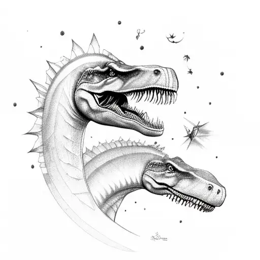 T-rex And Sagittarius
