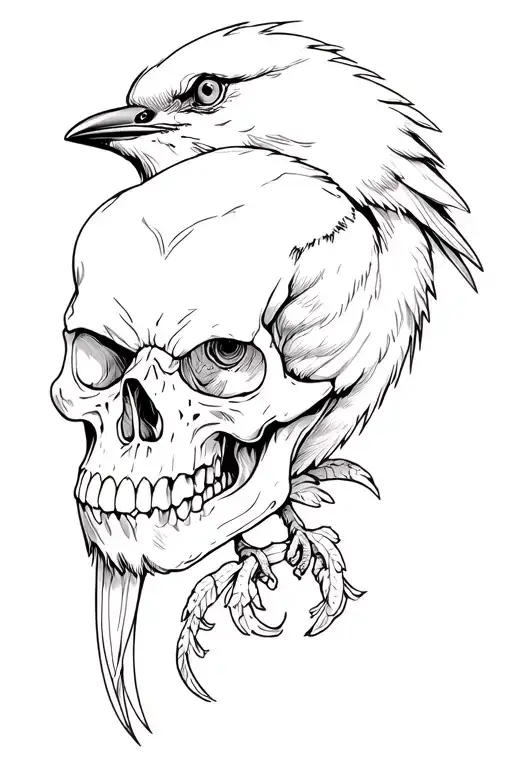 Bird With A Skull