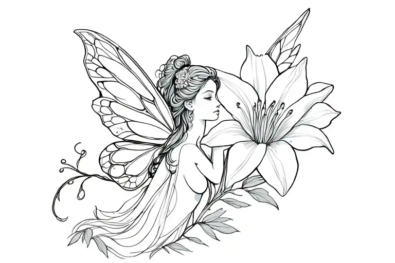 Fairy And Lili Flower