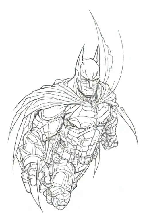 Batman Holding A Batter Wing