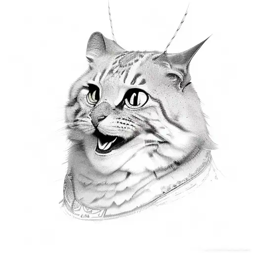 Oval Lagurus Black And White