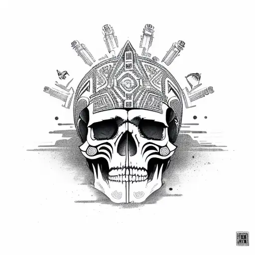 Aztec Skull