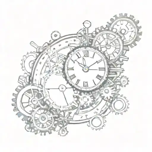 Clock And Gear