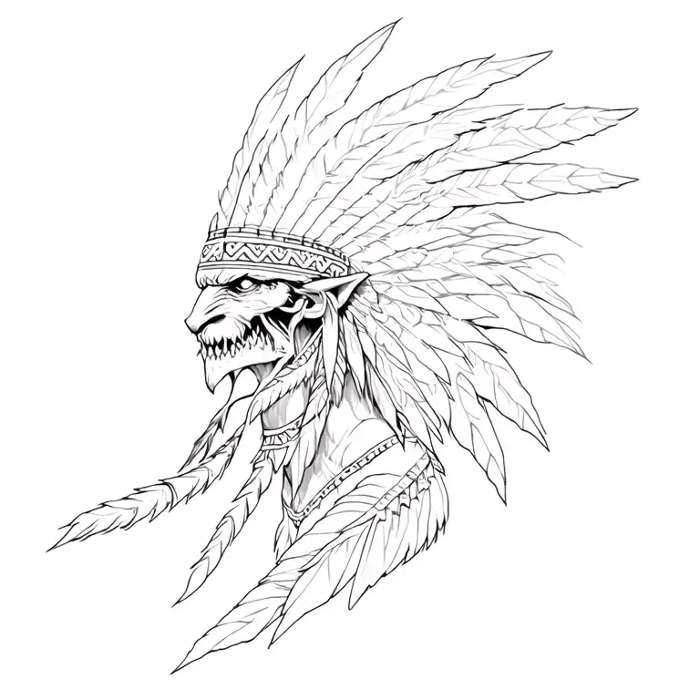 Native American Demon