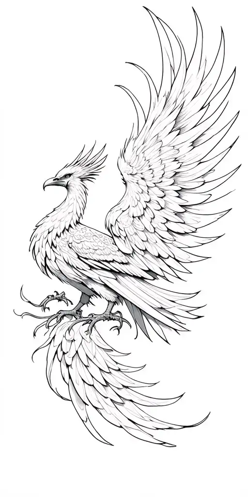 Phoenix Surrounded By Amrmor