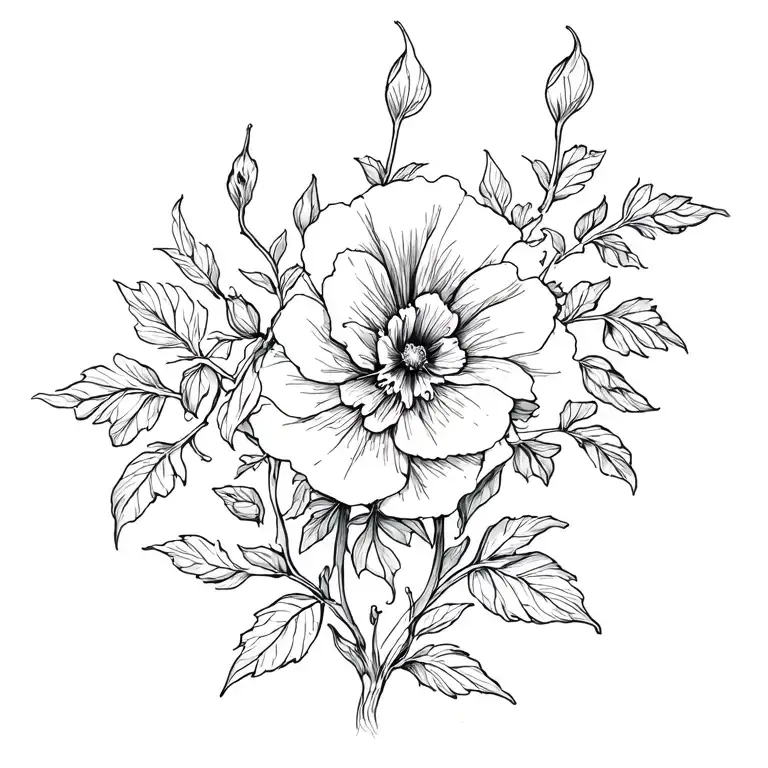 Lisianthus Vine Intertwined