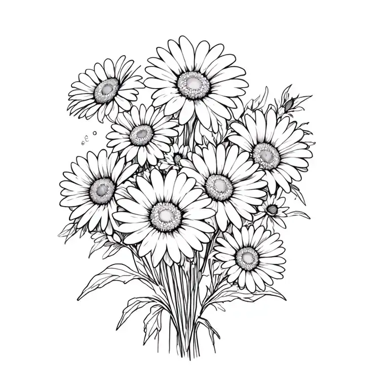 A Bouquet Of Daisies