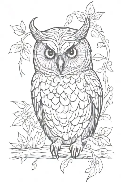 Owl Sitting