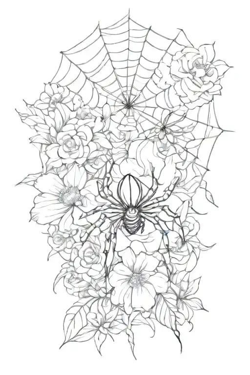 Spider And Flower