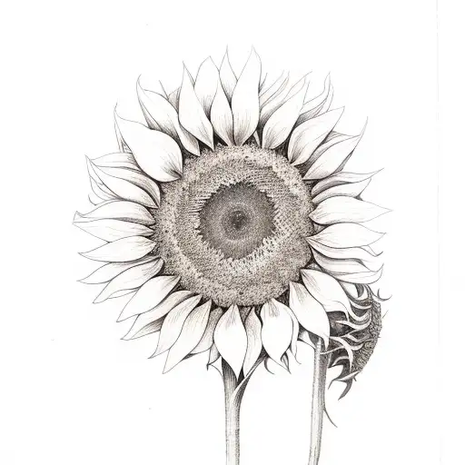 Sunflower With Dates In Roots