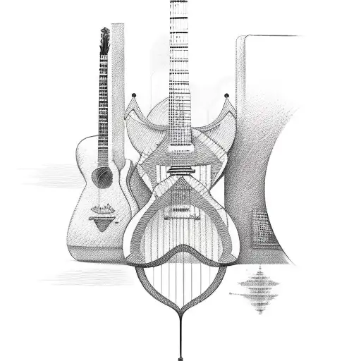 A Guitar Made Of Lines Of Code