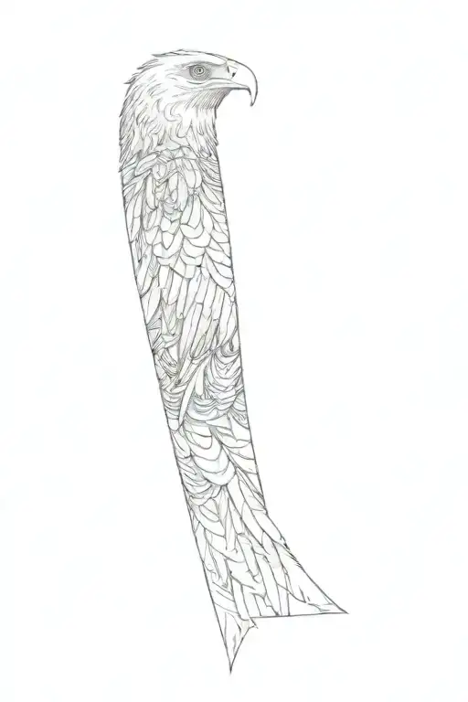 A Tattoo Of An Eagle