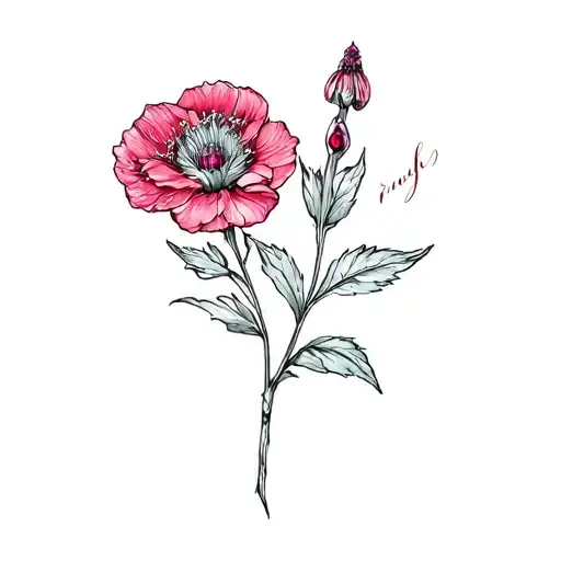 Name Ruby And Asther Birth Flower