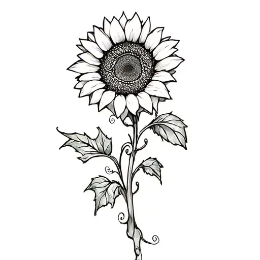 Sunflower Vine Wrapping