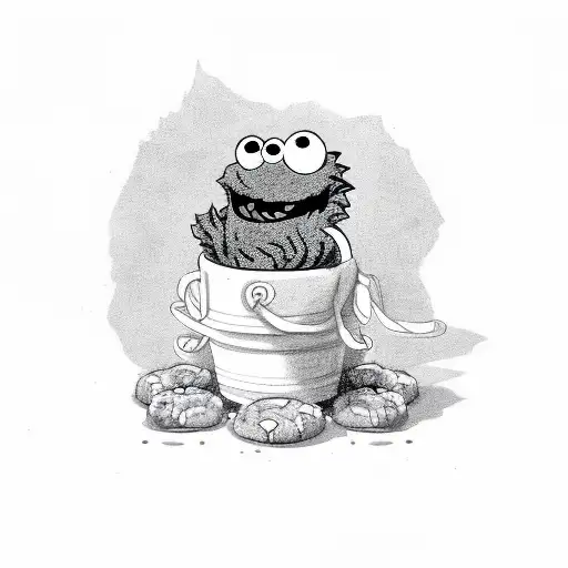 Baby Cookie Monster Tanning