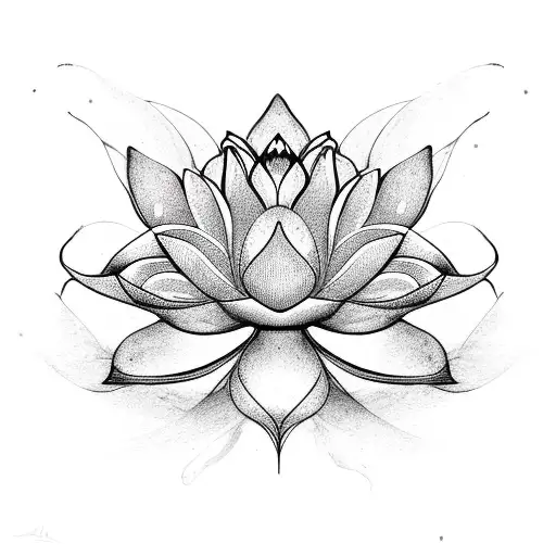 Lotus Flower With The Name Latasha