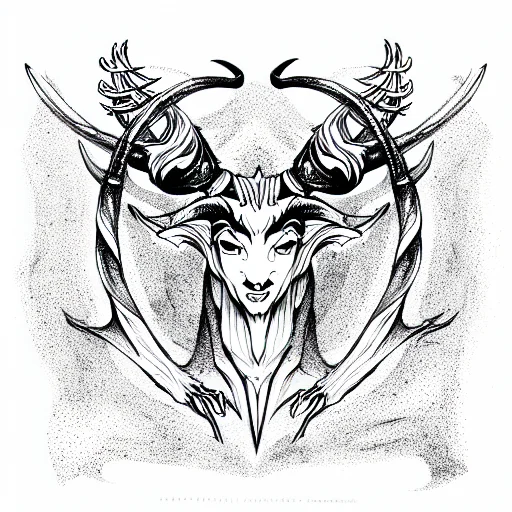 Demonic Full Body Capricorn