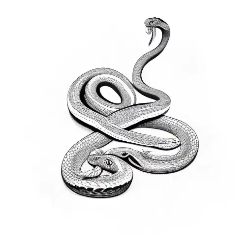 Snake With Olive Branch